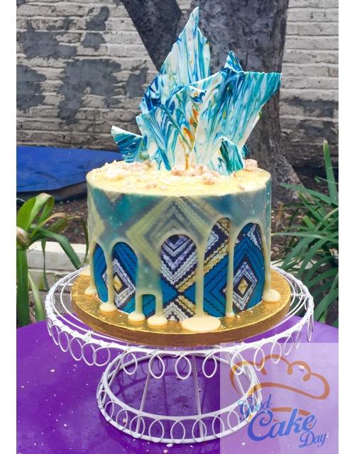 African Print Cake For the love of art