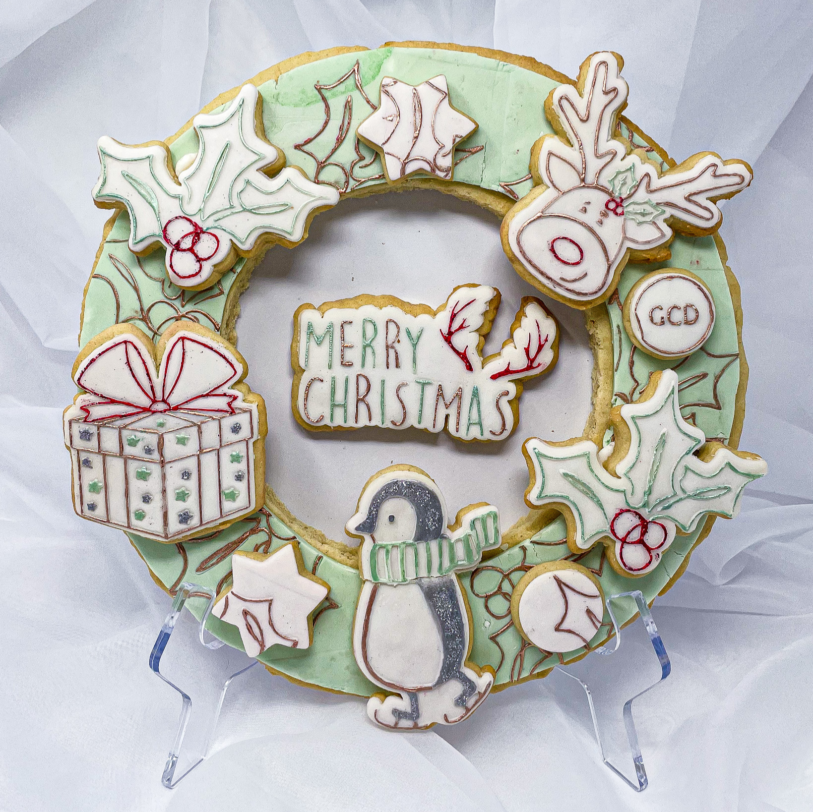 Christmas Cookie Wreath