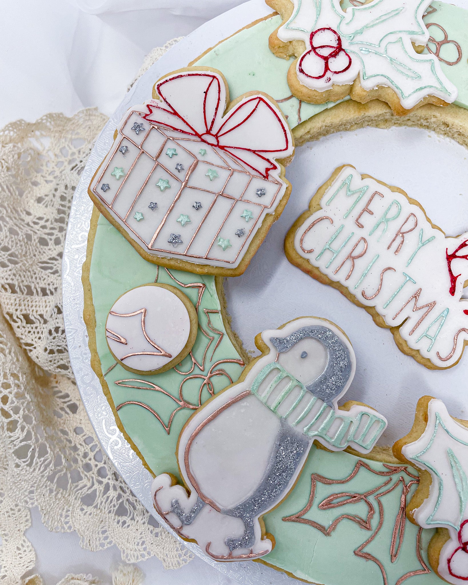 Christmas Cookie Wreath