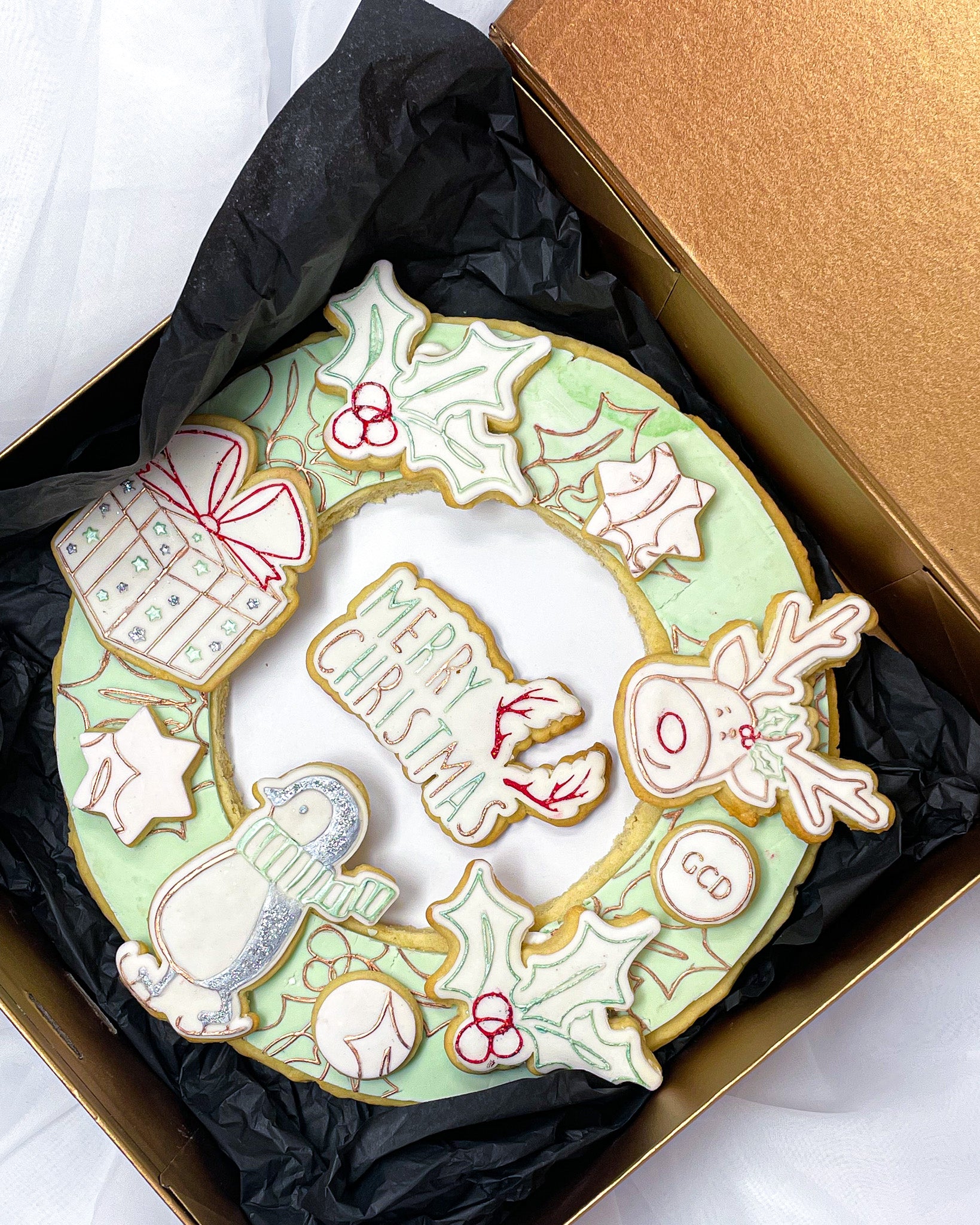 Christmas Cookie Wreath