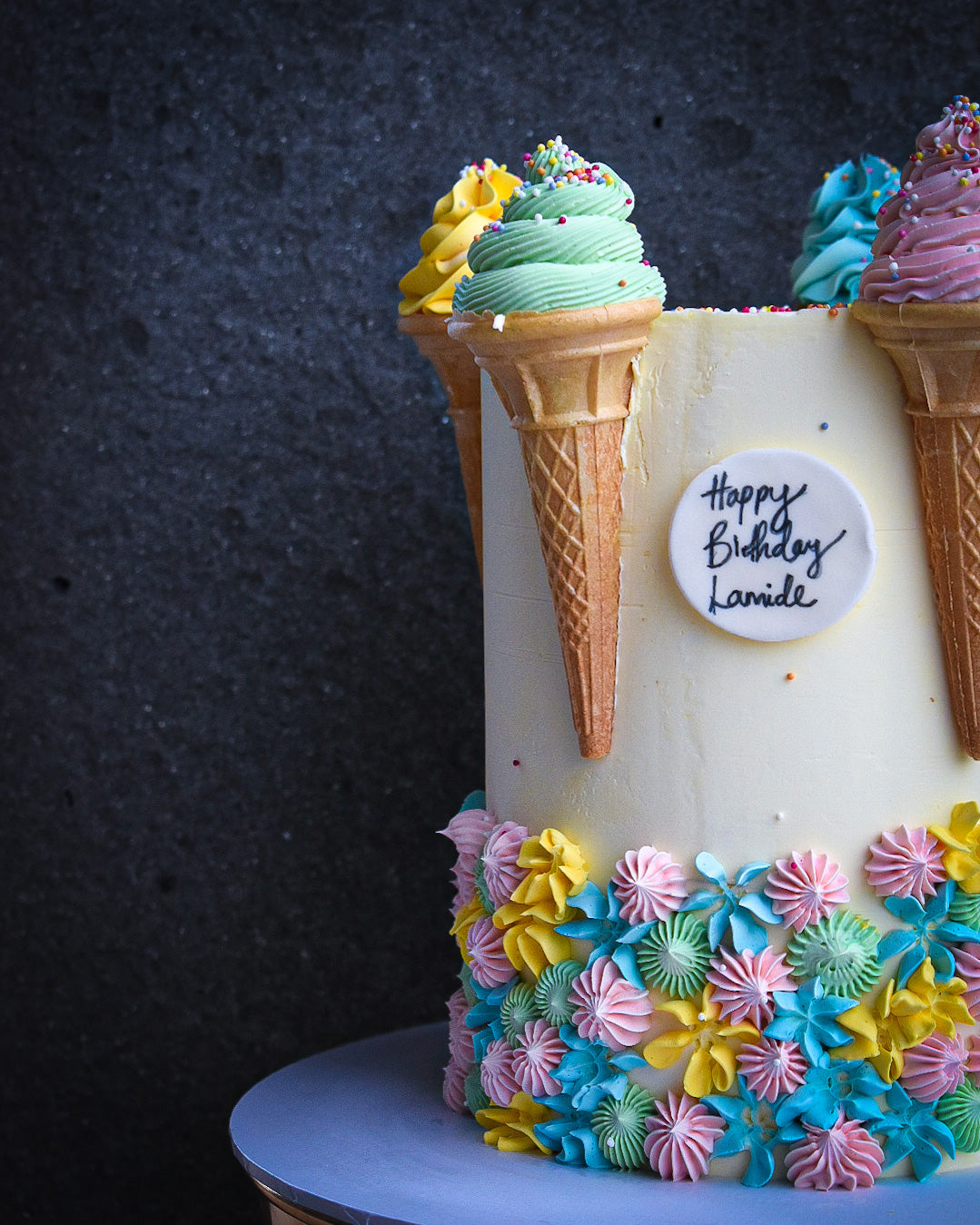 Ice cream Sundae Cake