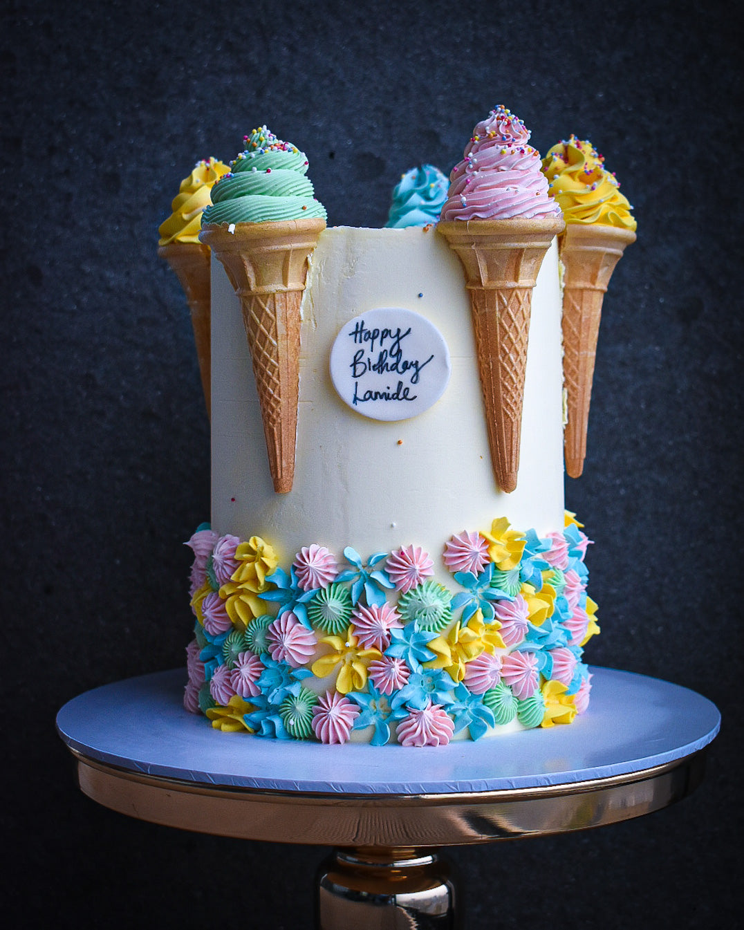 Ice cream Sundae Cake