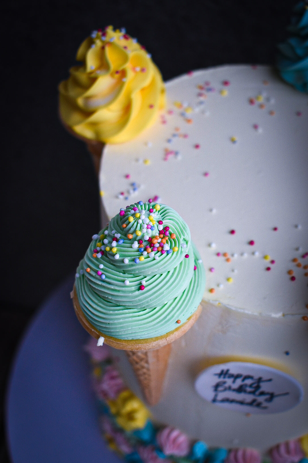 Ice cream Sundae Cake