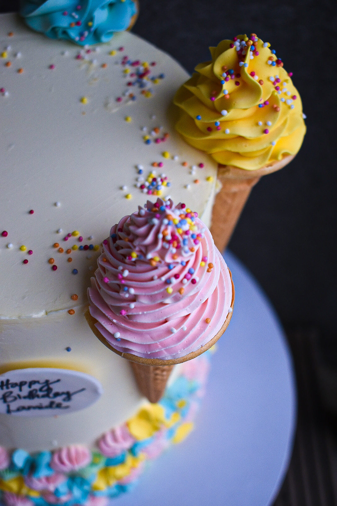 Ice cream Sundae Cake