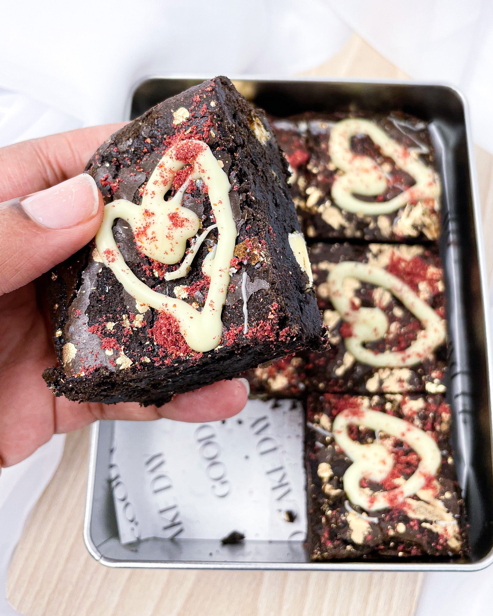 Love Heart Brownies