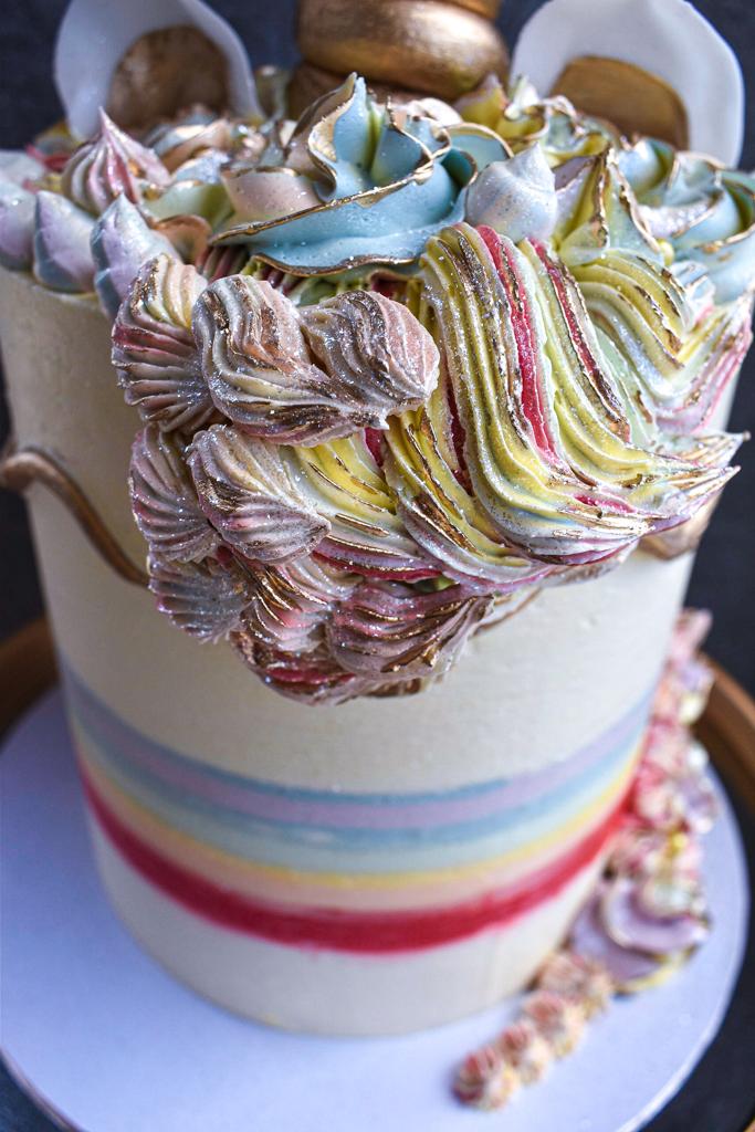 Rainbow Unicorn Cake