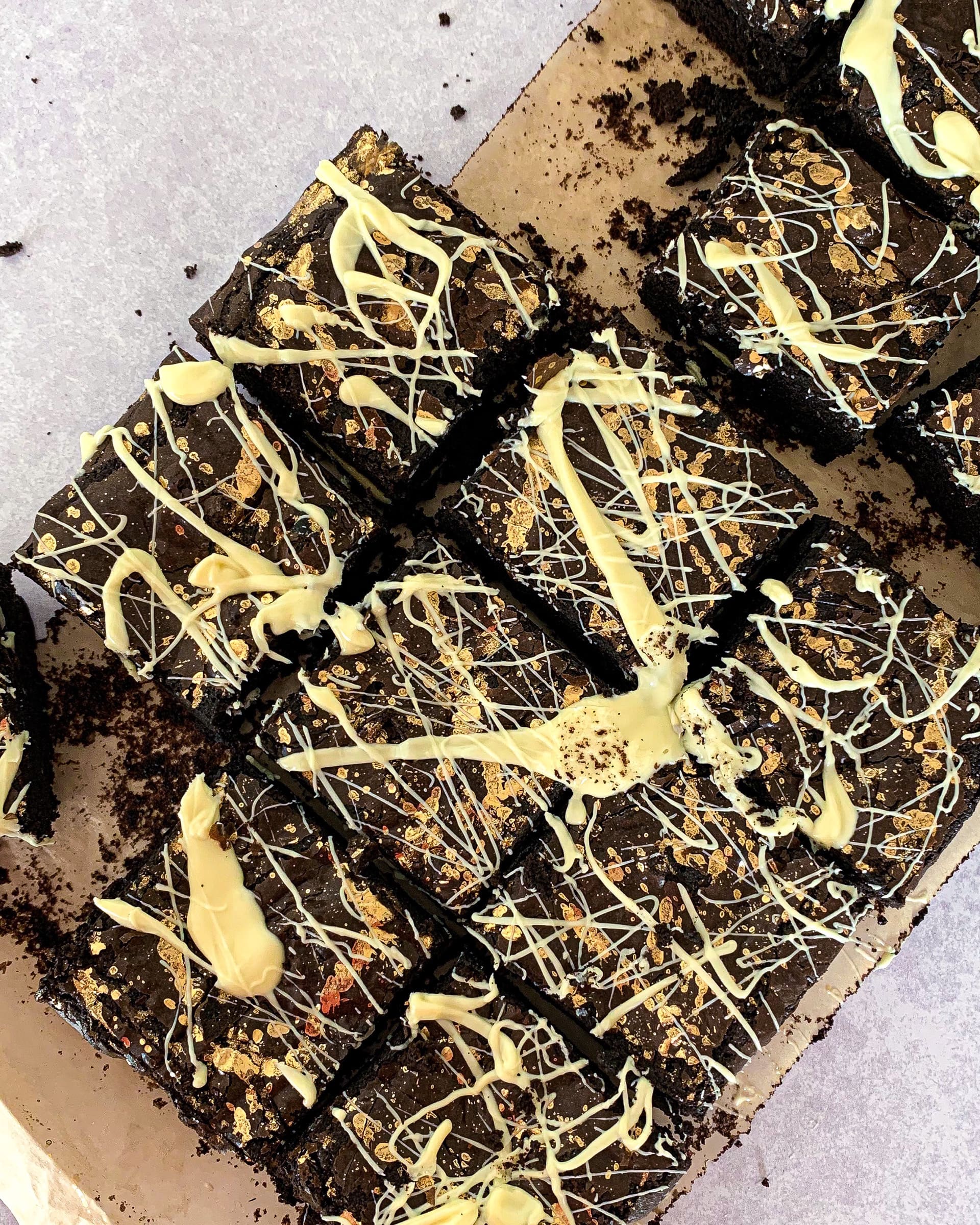 Pollock Bea - Walnut and White Chocolate Brownies