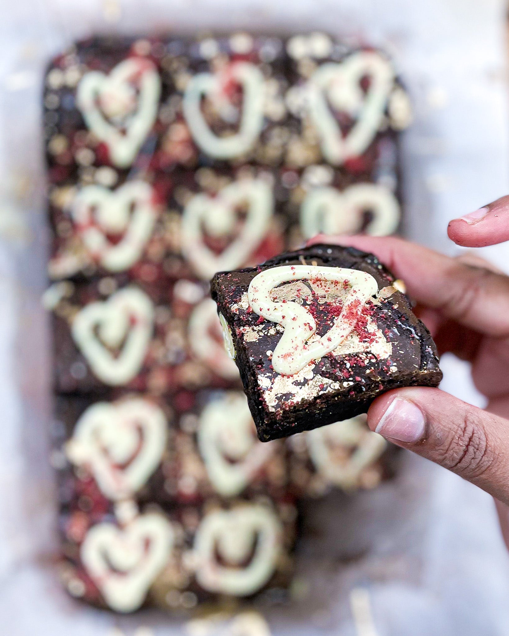 Love Heart Brownies