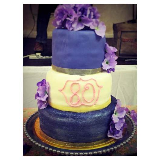Stacked Fondant Birthday Cake – The battle continues