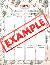 Load image into Gallery viewer, Milestones and Highlights Review Templates (Digital Download)
