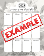 Load image into Gallery viewer, Milestones and Highlights Review Templates (Digital Download)
