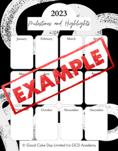 Load image into Gallery viewer, Milestones and Highlights Review Templates (Digital Download)
