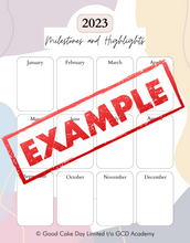 Load image into Gallery viewer, Milestones and Highlights Review Templates (Digital Download)
