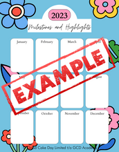 Load image into Gallery viewer, Milestones and Highlights Review Templates (Digital Download)
