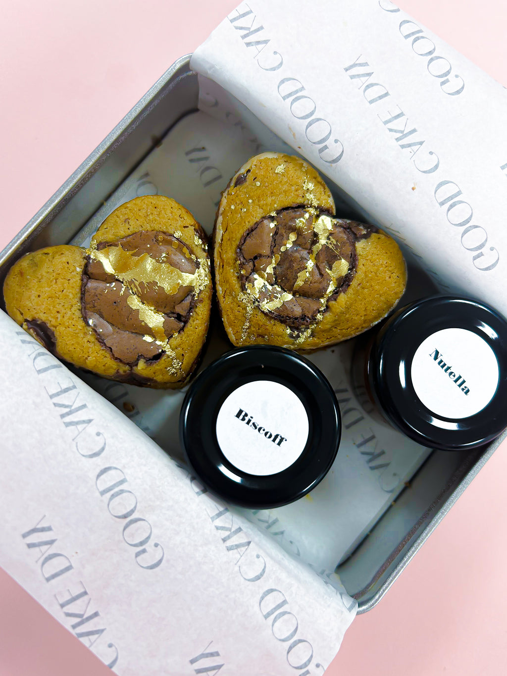 Heart Shaped Crownie Dippers