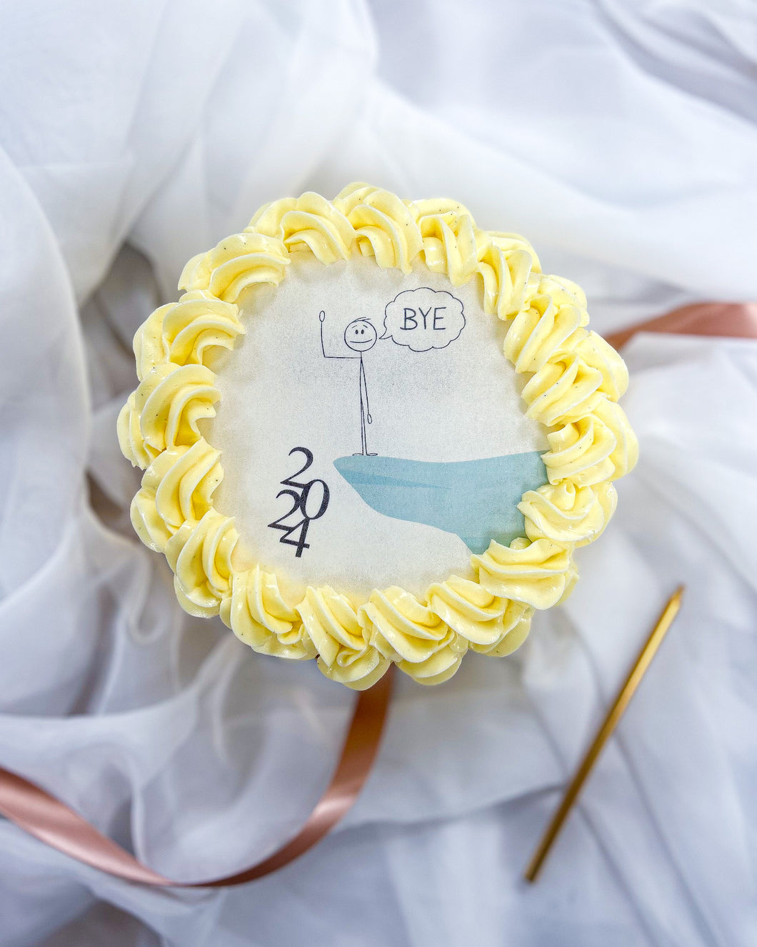 End of an Era Burn Away Cake
