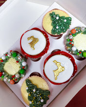 Load image into Gallery viewer, Luxury Christmas Cupcakes
