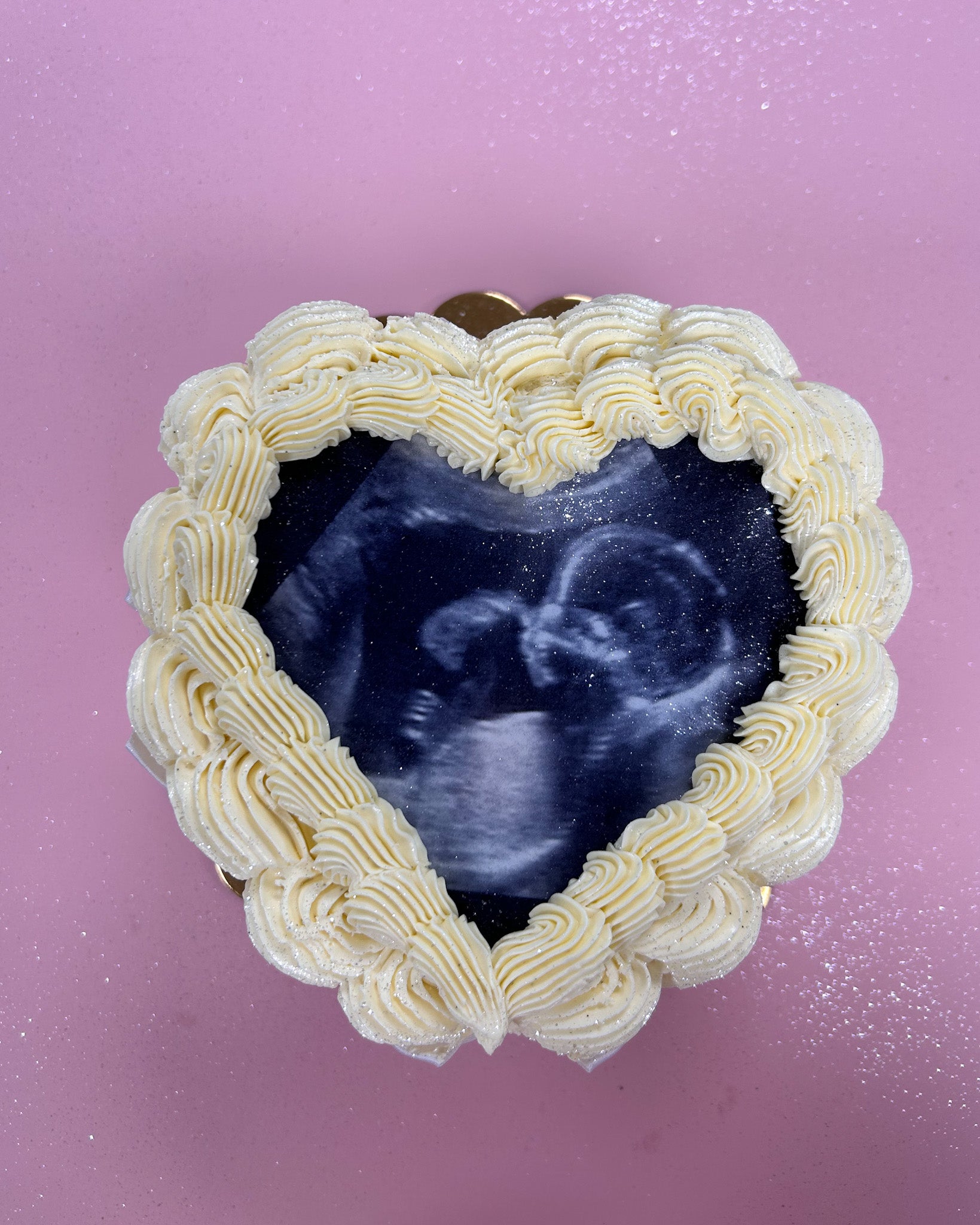 Gender Reveal Burn Away Cake