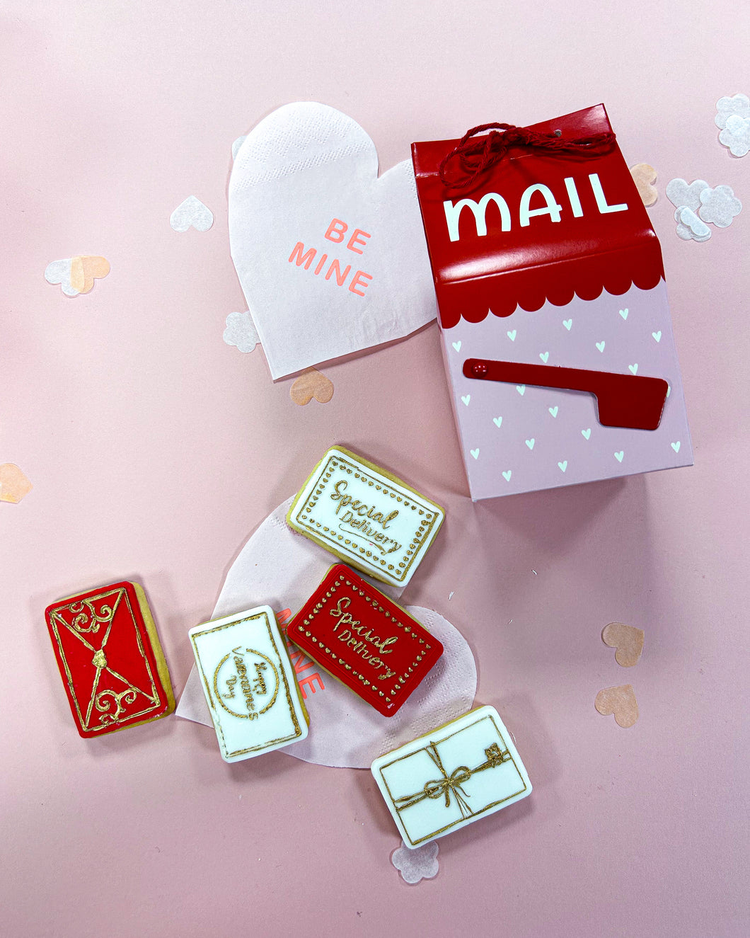 Valentine's Day Mailbox Cookies