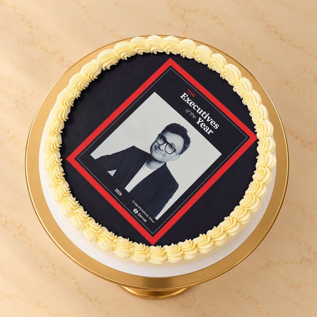 Corporate Logo Photo Cake