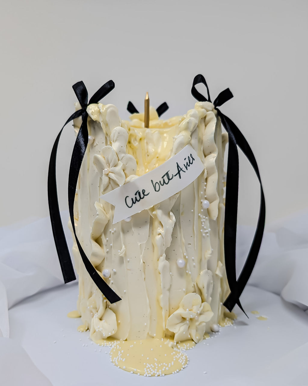 Melting Candle Birthday Cake London | Luxury Drip Cake