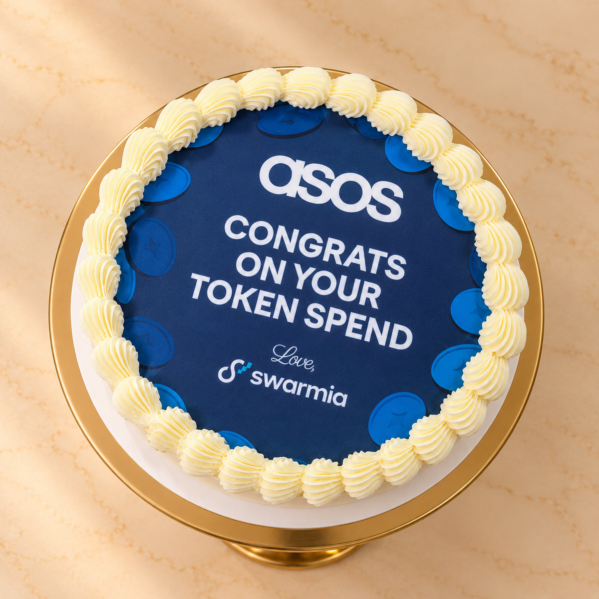 Corporate Logo Photo Cake