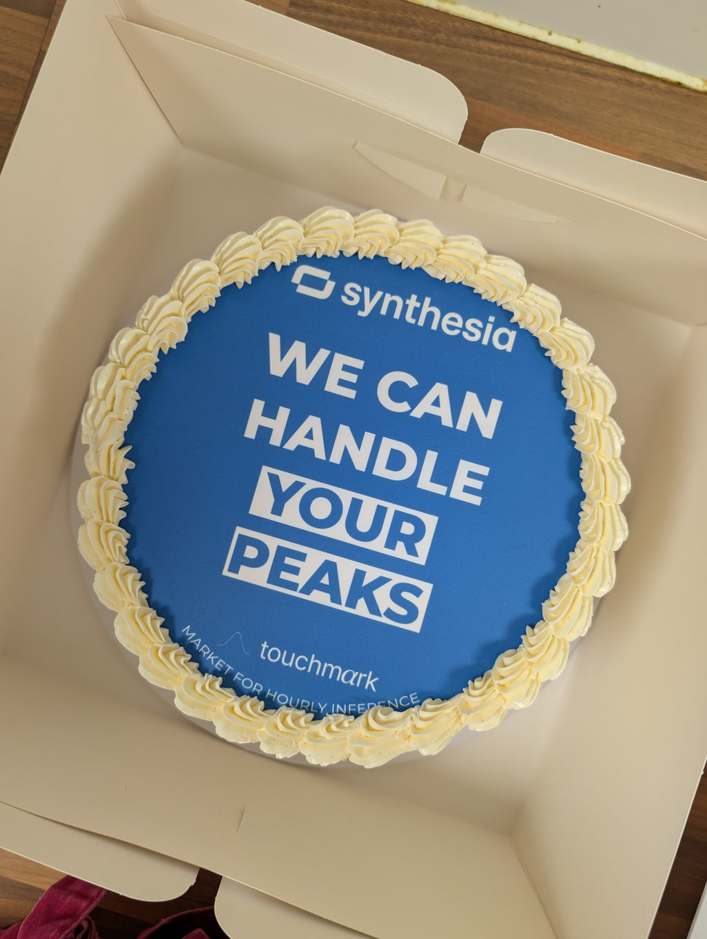 Corporate Logo Photo Cake