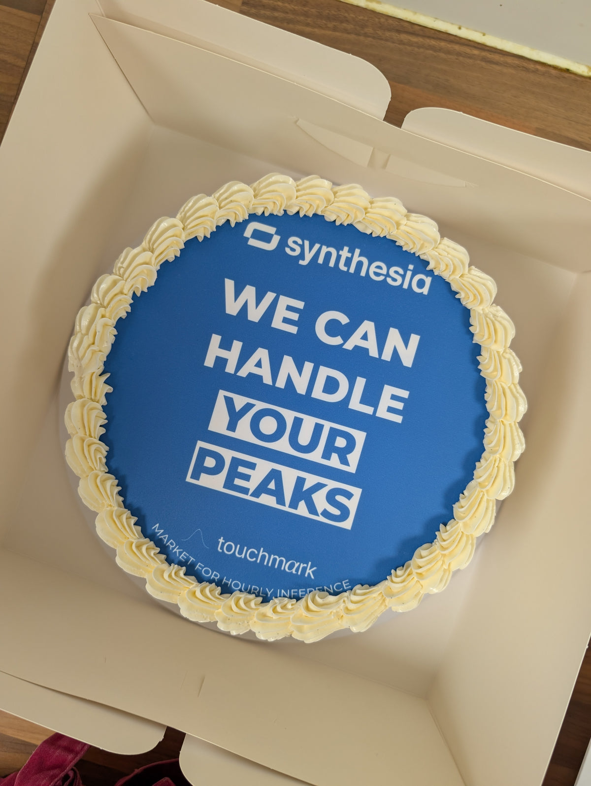 Corporate Logo Photo Cake