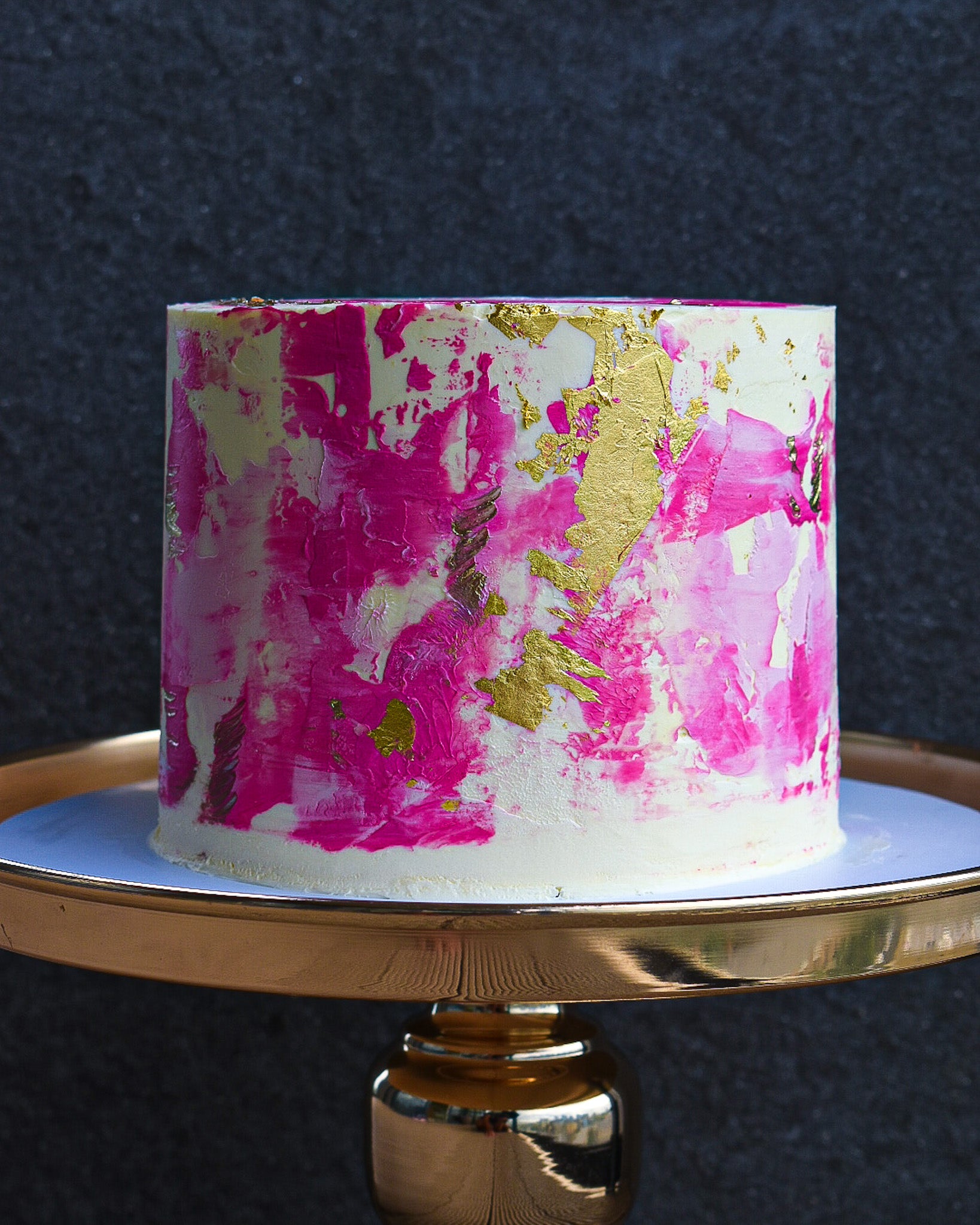 Watercolour Wedding Cake