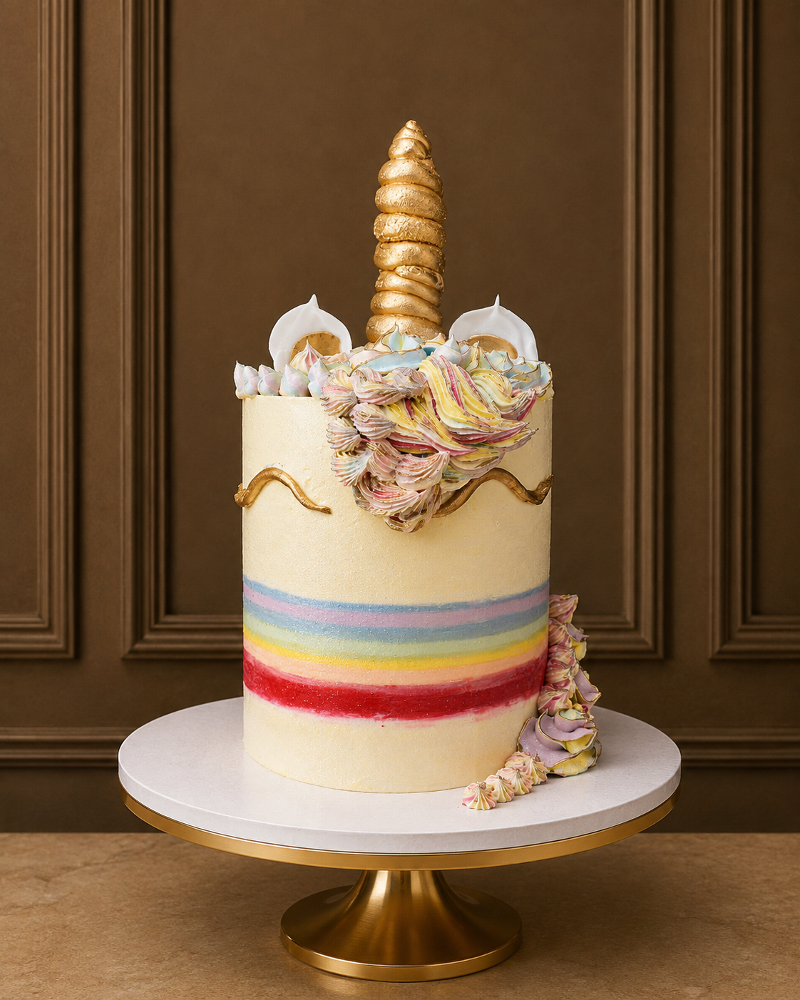 Rainbow Unicorn Cake