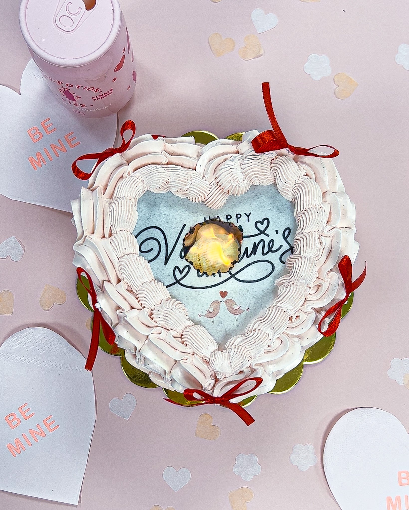 Valentine's Day Burn Away Cake
