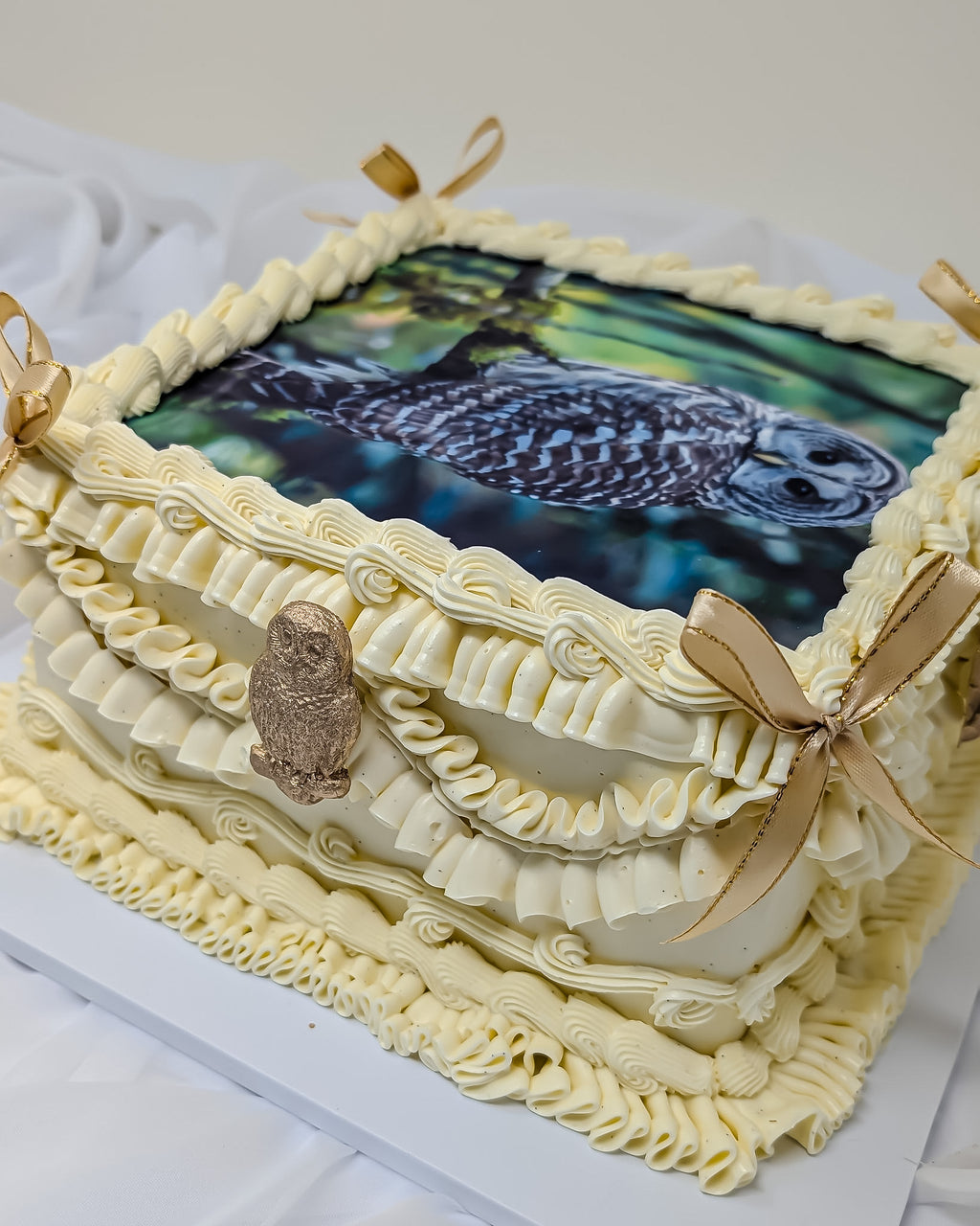 Owl Cake London | Lambeth Nature Photo Cake