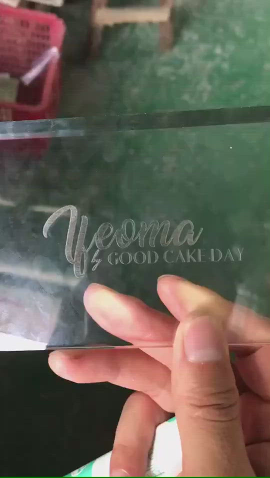 Ifeoma Acrylic Cake Scraper