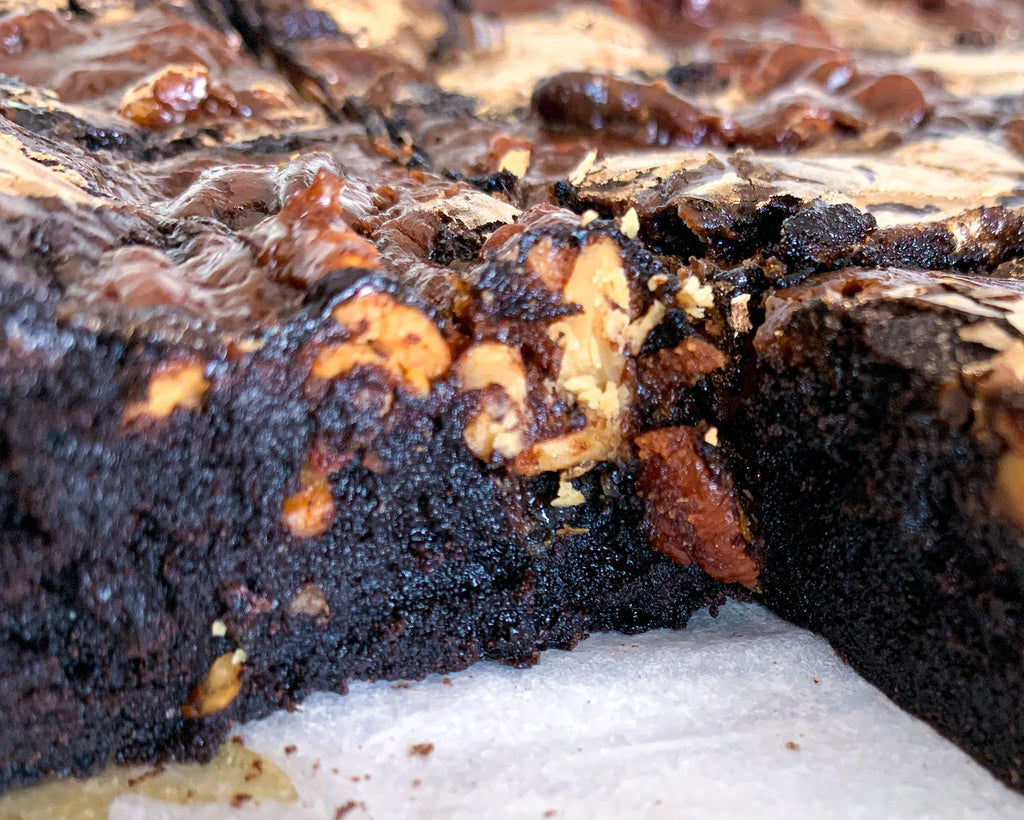 Cosy Bea Walnuts & Pecan Pumpkin Spice Brownies