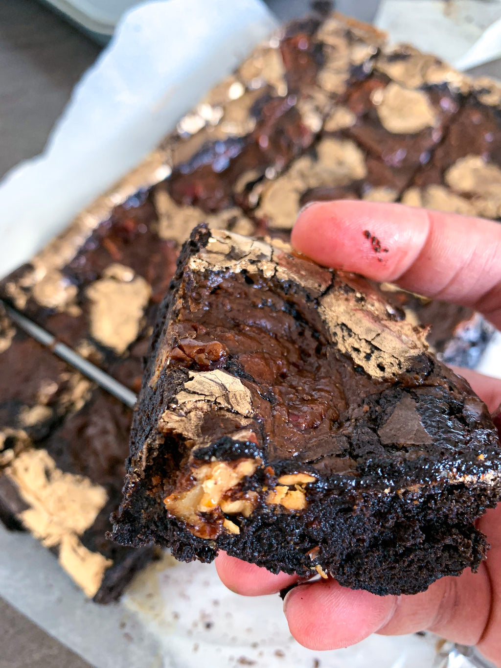 Cosy Bea Walnuts & Pecan Pumpkin Spice Brownies