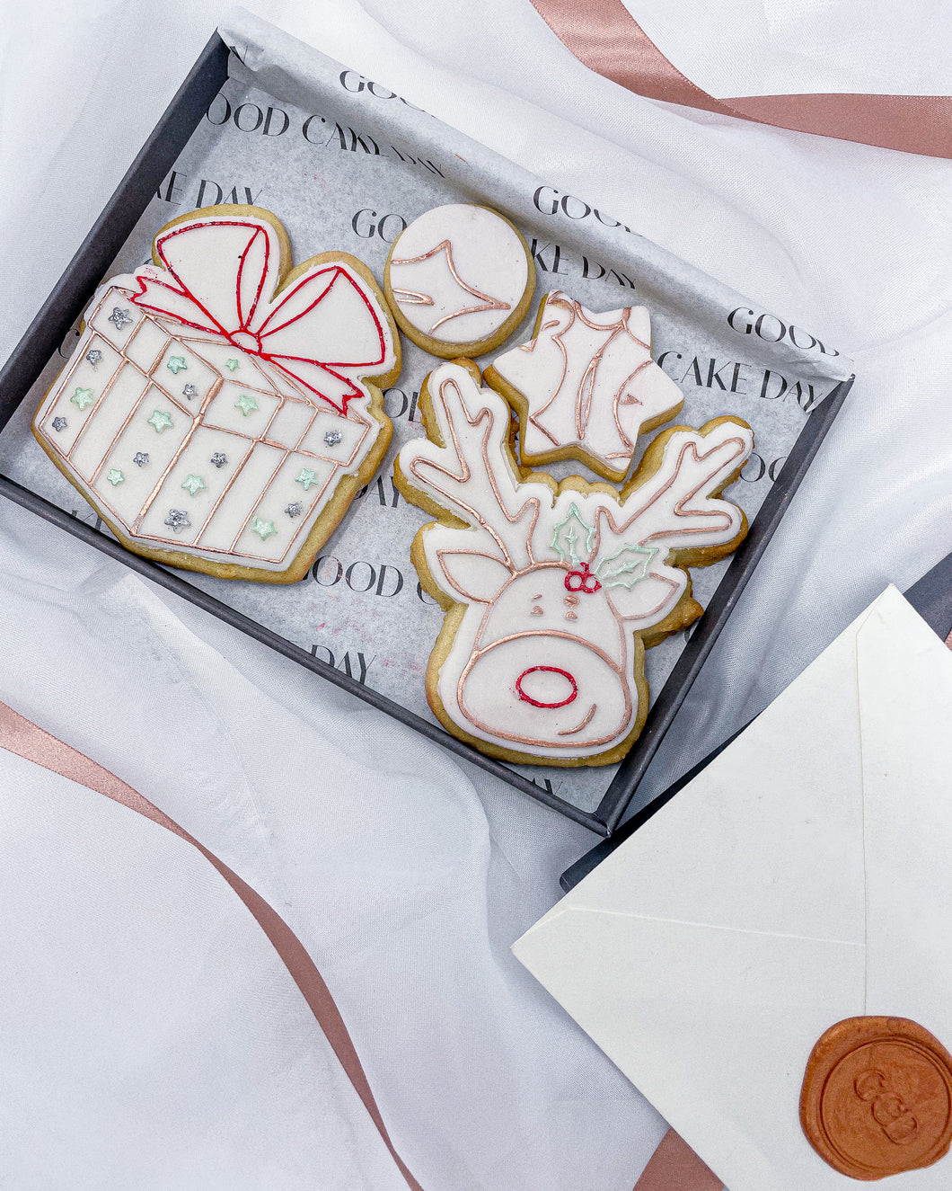 Brownies & Festive Cookie Christmas Gift Set