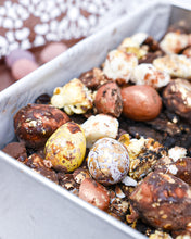 Load image into Gallery viewer, Bea Extravaganza - Dark Chocolate brownie with mini eggs, toffee popcorn, biscoff piece and marshmallows

