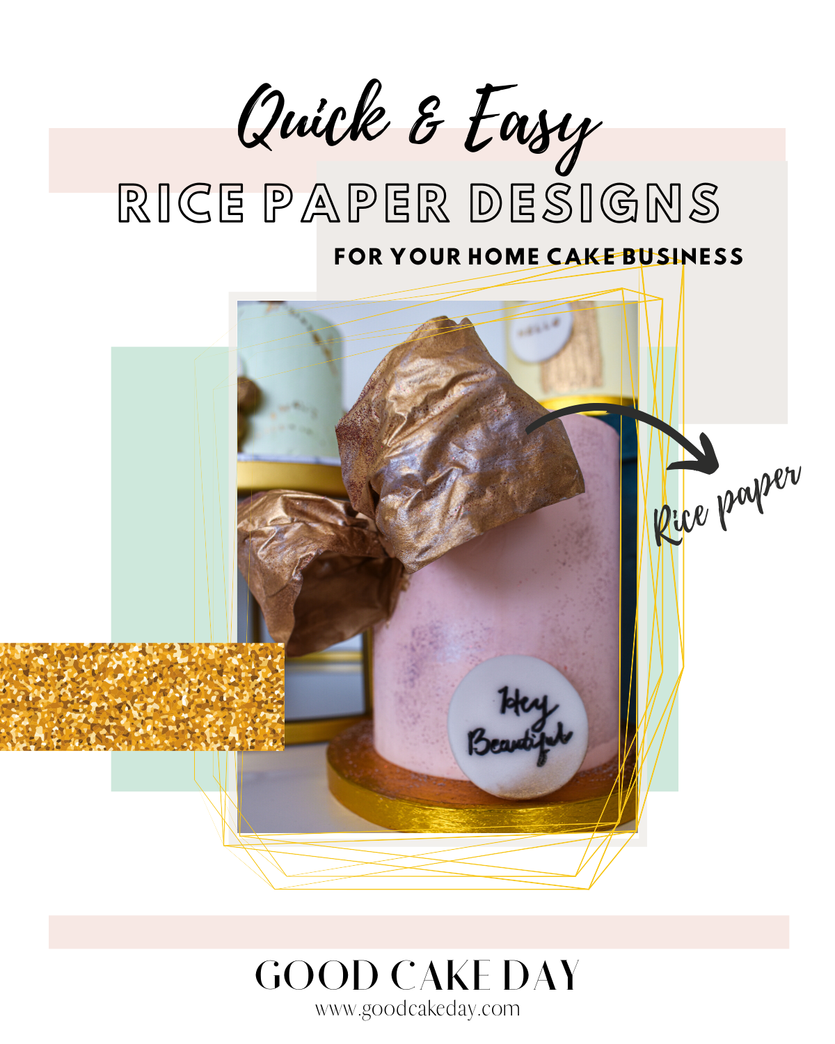 Quick & Easy Rice Paper Designs – Good Cake Day