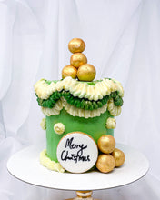 Load image into Gallery viewer, Over The Top Joie de Vivre Christmas Cake
