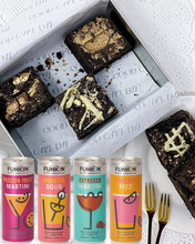 Load image into Gallery viewer, Mixed Selection Brownies &amp; Cocktails Gift Set
