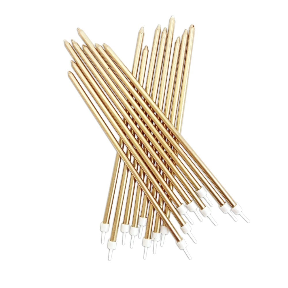 Long Gold Candles