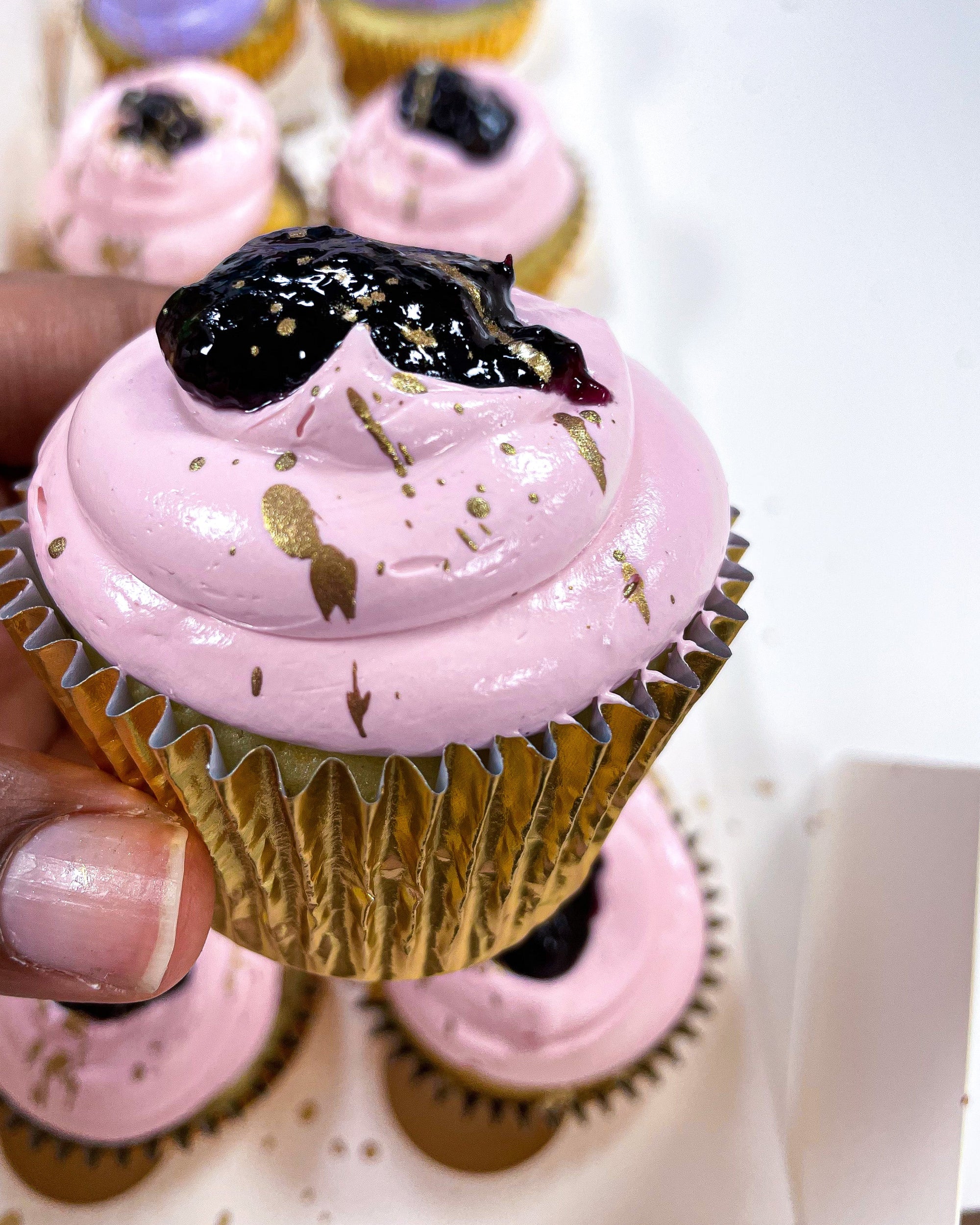 Matching Signature Cupcakes