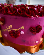 Load image into Gallery viewer, Hearts on Heart Cake
